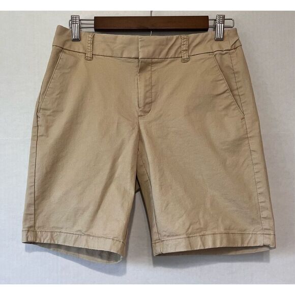 J. Crew Khaki Shorts Women’s Size 2 - Picture 1 of 4